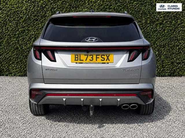Hyundai TUCSON 1.6 h T-GDi N Line S SUV 5dr Petrol Hybrid Auto Euro 6 (s/s) (230 ps) Silver