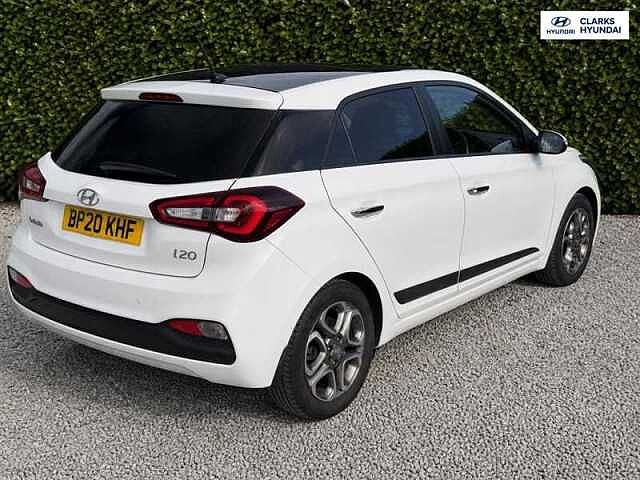 Hyundai I20 1.0 T-GDi GPF Premium SE Nav Hatchback 5dr Petrol Manual Euro 6 (s/s) (120 ps) White