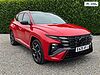 Hyundai TUCSON 1.6 T-GDi N Line S SUV 5dr Petrol Hybrid Auto Euro 6 (s/s) (215 ps) Red